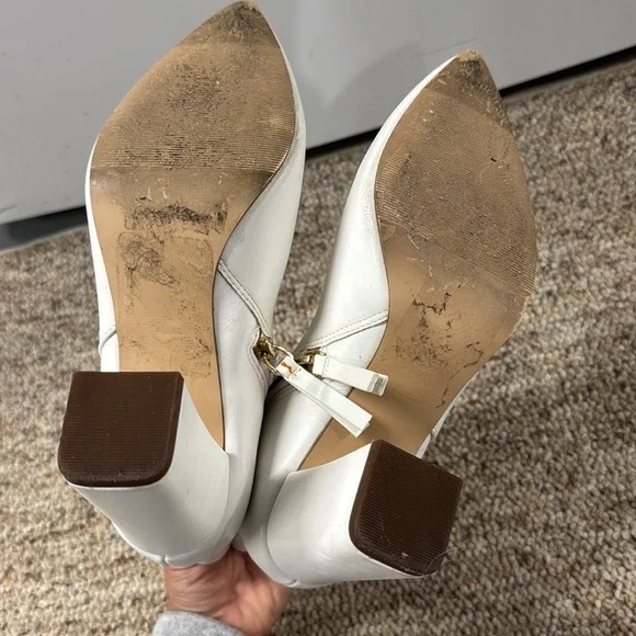 Madden Girl White Booties - Picture 6 of 9